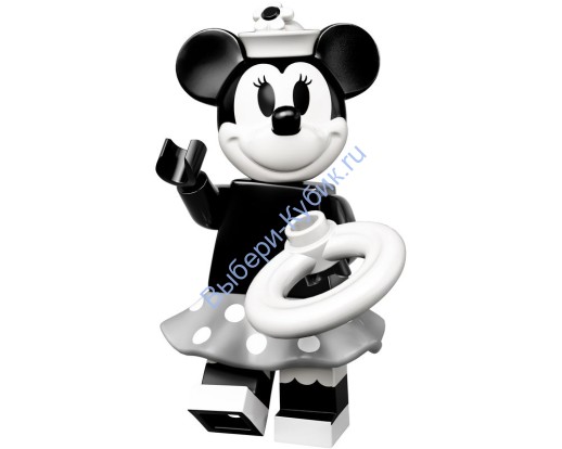 Минифигурка Лего Коллекционные В Упаковке (Полный Комплект С Подставкой И Аксессуарами) Минни Маус