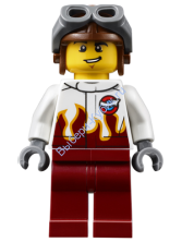 Минифигурка Лего Сити Пилот