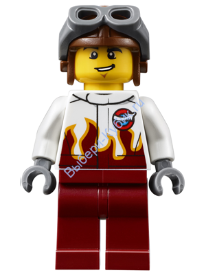 Минифигурка Лего Сити Пилот