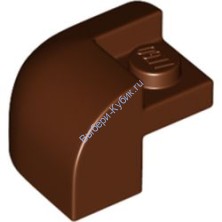 Деталь Лего Кубик Модифицированный 2 х 2 х 1 1/3 С Утопленной Шпилькой Цвет Коричневый