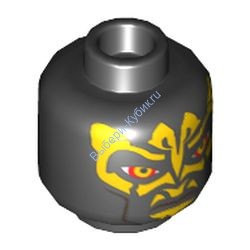Деталь Лего Голова Минифигурки Цвет Черный