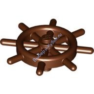 Деталь Лего Штурвал Цвет Коричневый