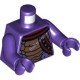 Деталь Лего Торс С Рисунком Цвет Темно-Фиолетовый