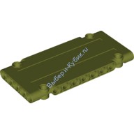 Деталь Лего Техник Панель Плоская 5 х 11 х 1 Цвет Оливковый Зеленый