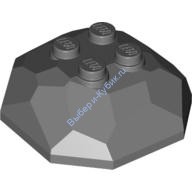 Деталь Лего Камень / Кристалл Булыжник Верхняя Часть Цвет Темно-Серый