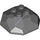 Деталь Лего Камень / Кристалл Булыжник Верхняя Часть Цвет Темно-Серый