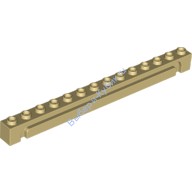 Деталь Лего Кубик Модифицированный 1 х 14 С Углублением Цвет Песочный