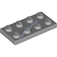 Деталь Лего Пластина 2 х 4 Цвет Светло-Серый