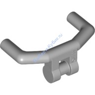 Деталь Лего Руль Велосипеда / Мотоцикла С Угловыми Ручками Цвет Светло-Серый
