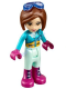 Friends Amy, Light Aqua Trousers, Dark Azure Top, Glasses (41323)