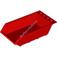 Деталь Лего Кузов Самосвала 4 х 6 Со Сплошными Шляпками Цвет Красный