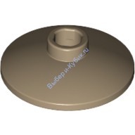 Деталь Лего Тарелка 2 х 2 Перевернутая Цвет Темно-Песочный