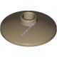 Деталь Лего Тарелка 2 х 2 Перевернутая Цвет Темно-Песочный