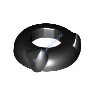 Деталь Лего Шапочка С Ушками Цвет Черный