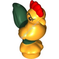 Деталь Лего Курица Моаны Цвет Ярко-Светло-Оранжевый