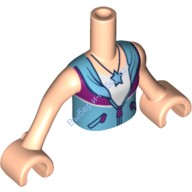 Деталь Лего Торс Мини Долл Френдс С Рисунком Цвет Светло-Телесный