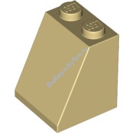 Деталь Лего Скос 65 2 х 2 х 2 С Круглым Креплением Снизу Цвет Песочный