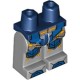 Деталь Лего Ноги С Рисунком Цвет Темно-Синий