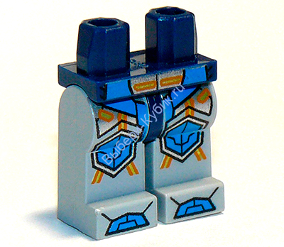 Деталь Лего Ноги С Рисунком Цвет Темно-Синий