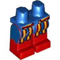 Деталь Лего Ноги С Рисунком Цвет Синий