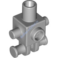 Деталь Лего Торс С Рисунком Цвет Светло-Серый