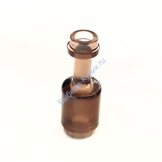 Деталь Аналог Совместимый С Лего Бутылка прозрачная черная