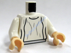 Деталь Лего Торс С Рисунком Цвет Белый