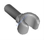 Деталь Лего Кисть Цвет Светло-Серый