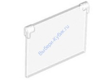 Деталь Лего Стекло Для Окна 1 X 4 X 3 - С Петлями Цвет Прозрачный