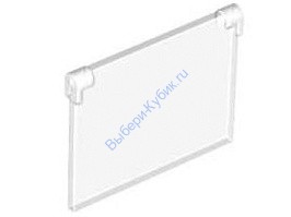 Деталь Лего Стекло Для Окна 1 X 4 X 3 - С Петлями Цвет Прозрачный