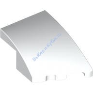 Деталь Лего Клин 3 х 2 Правая Без Штырьков Цвет Белый