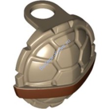 Деталь Лего Панцирь Черепахи Цвет Темно-Песочный