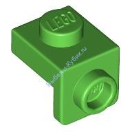 Деталь Лего Кронштейн 1 х 1 - 1 х 1 Цвет Ярко-Зеленый