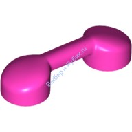 Деталь Лего Телефонная Трубка Цвет Темно-Розовый