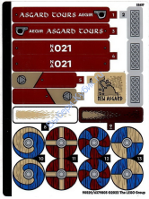 Наклейки К Набору Лего  76208 - (90529/6379805)