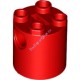 Деталь Лего Кубик Круглый 2 х 2 х 2 Тело Робота - С 'X' Креплением Под Ось И '+' Ориентацией Цвет Красный
