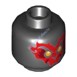 Деталь Лего Голова Минифигурки Цвет Черный