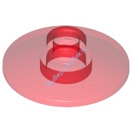 Деталь Лего Тарелка 2 х 2 Перевернутая Цвет Прозрачно-Красный