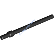 Деталь Лего Стержень 6L Со Стоп Кольцом Цвет Черный