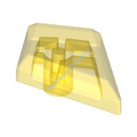 Деталь Лего Плитка Модифицированная 1 х 2 Кристалл Цвет Прозрачно-Желтый