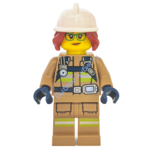 Минифигурка Лего Сити Пожарный cty1113