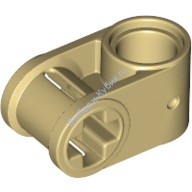 Деталь Лего Техник Коннектор Перпендикулярный Цвет Песочный