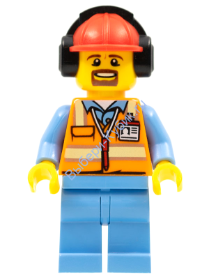 Минифигурка Лего Сити - Рабочий