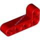 Деталь Лего Техник Бим 2 х 4 L-Формы Толстый Цвет Красный