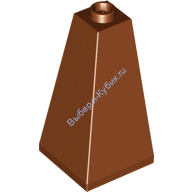 Деталь Лего Скос 75 2 х 2 х 3 Двойной Свод Цвет Коричневый