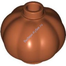 Деталь Лего Тыква Цвет Темно-Оранжевый