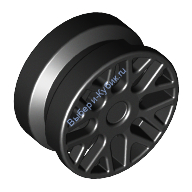 Деталь Лего Диск 11 Мм D х 6 Мм С 8 Y Спицами Цвет Черный