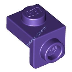 Деталь Лего Кронштейн 1 х 1 1 х 1 Цвет Темно-Фиолетовый