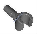 Деталь Лего Кисть Цвет Темно-Серый