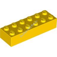 Деталь Лего Кубик 2 х 6 Цвет Желтый